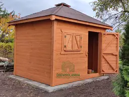 Domek gospodarczy z drewna Filip - 3x3m  - zdjęcie 8