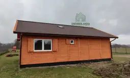 Drewniany dom rekreacyjny całoroczny CRK17 - 11m x 6m - 66 m2 - zdjęcie 14