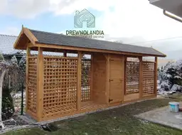 Drewutnia Dagmara - 7x1m, z magazynkiem narzędziowym  - zdjęcie 11