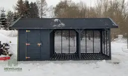 Wiata Wiktoria - 6x2m, drewutnia  - zdjęcie 11