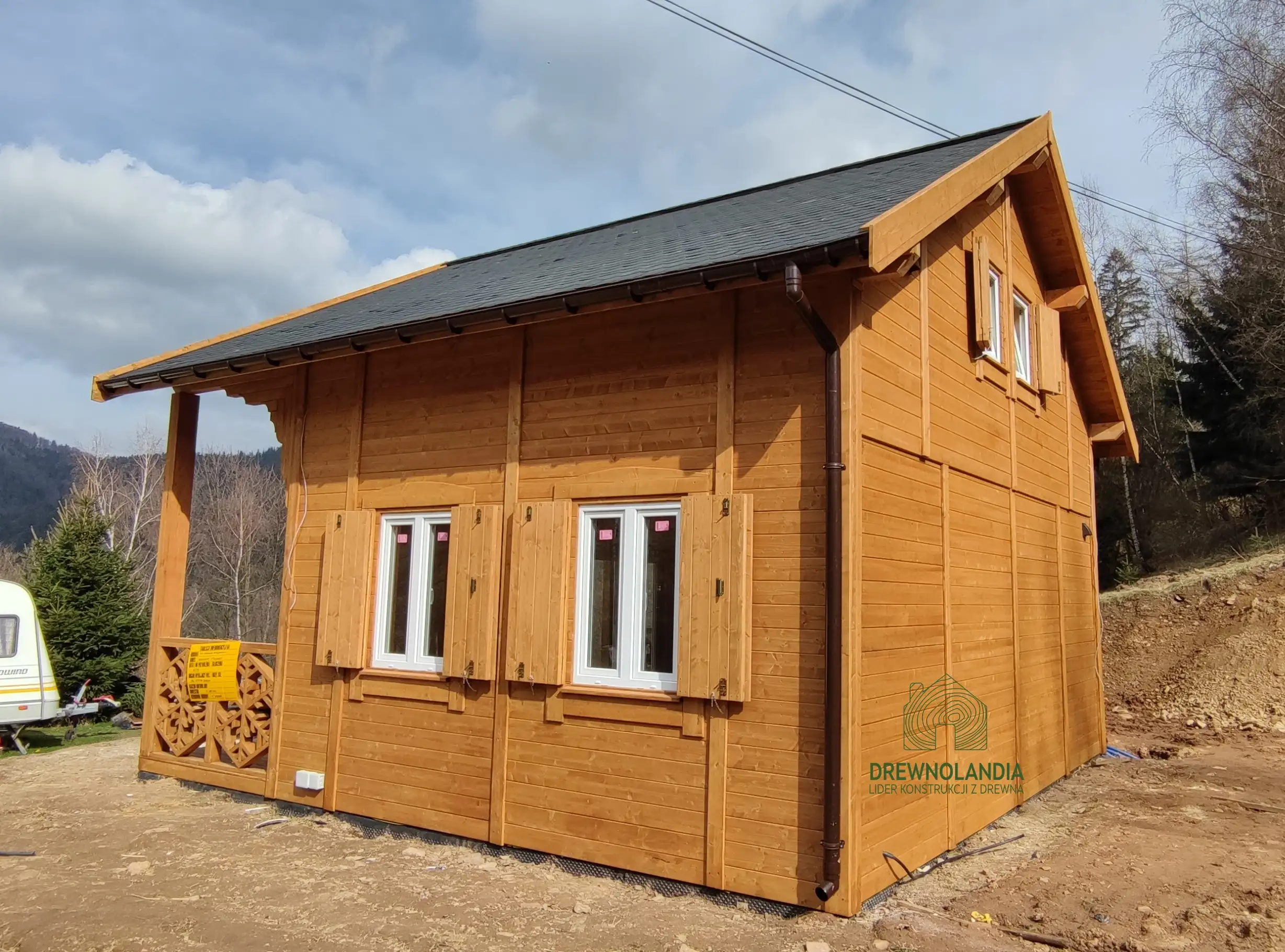 Domek rekreacyjny całoroczny CRP12 - 35m2