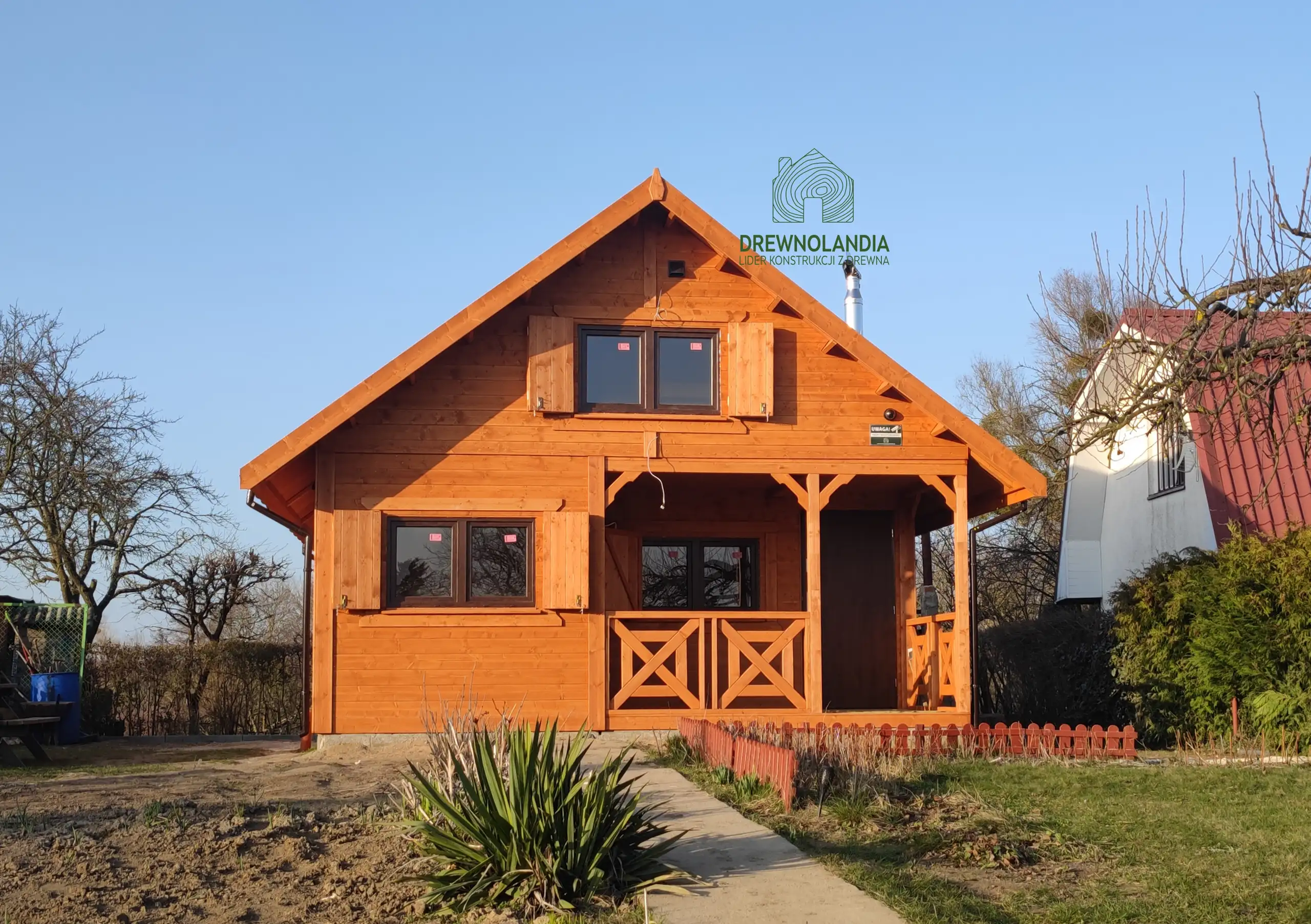 Domek rekreacyjny całoroczny CRA4 - wersja 1 - V1 - 35 m²