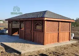 Altana Helena 3x3 połączona z domkiem narzędziowym 3x3  - zdjęcie 11