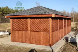 Altana Helena 3x3 połączona z domkiem narzędziowym 3x3  - zdjęcie 12