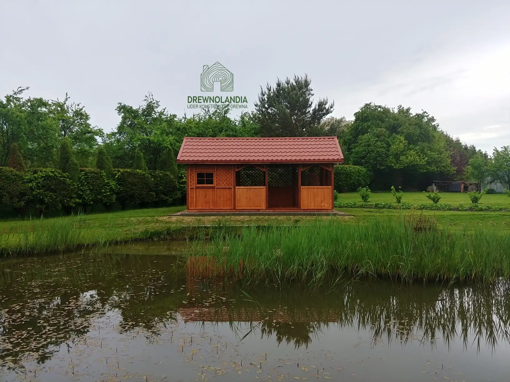 Altana Helena 3x3 połączona z domkiem narzędziowym 3x3