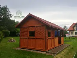 Altana Helena 3x3 połączona z domkiem narzędziowym 3x3  - zdjęcie 4