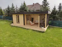 Domek narzędziowy Nataniel 8m x 3,5m z przestrzenią wypoczynkową - zdjęcie 17