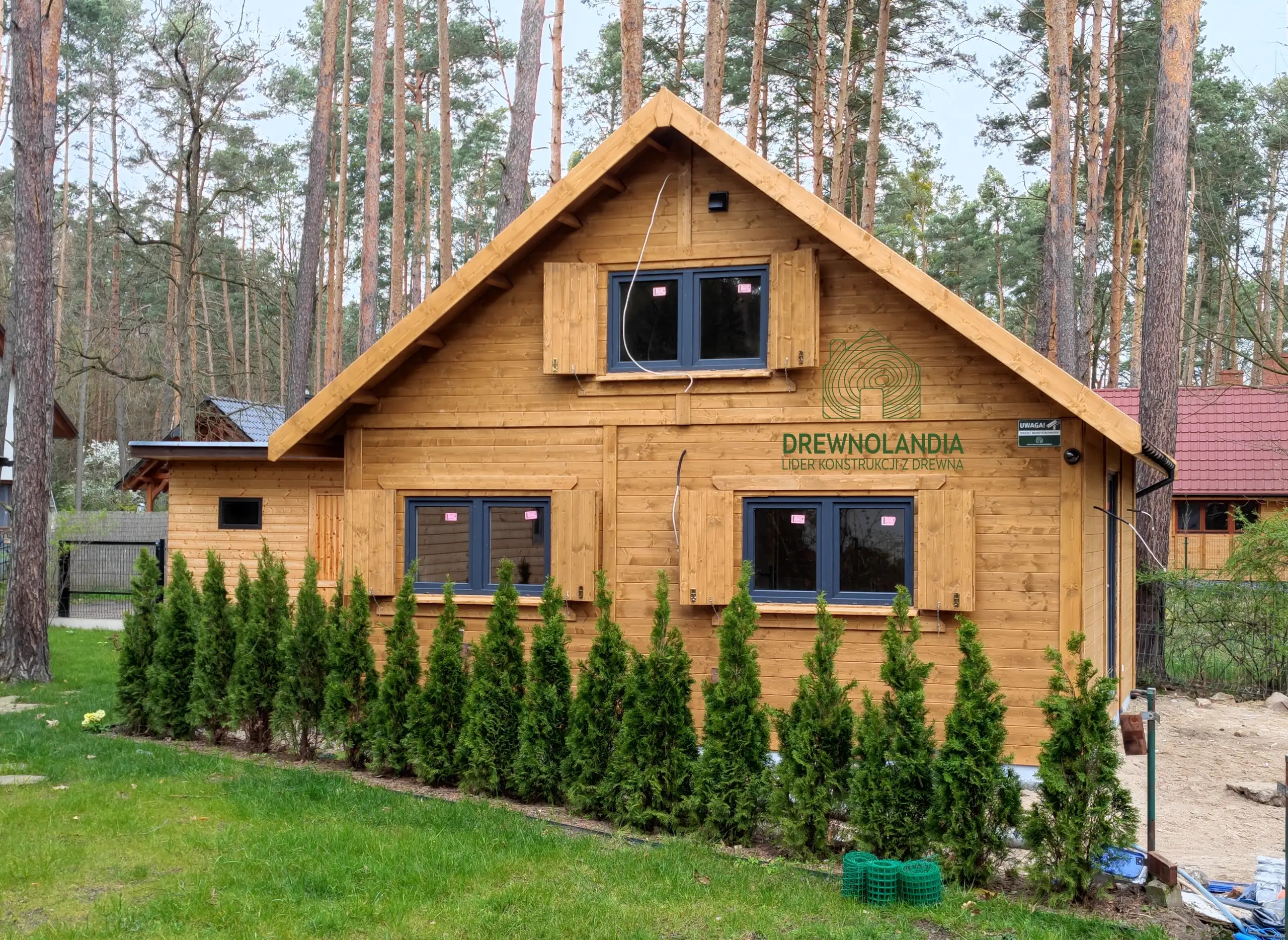 Domek z antresola Wiktor IV - wersja 1 - V1 - 5,9x5,9m