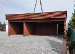 Drewniana wiata Laura 9x5m – Ochrona dla trzech pojazdów - zdjęcie 11