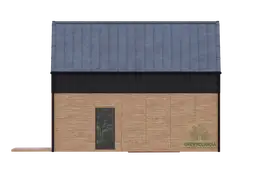 Dom rekreacyjny całoroczny CRK9 - nowoczesna stodoła - 47 m2 - zdjęcie 9