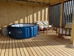 Sauna ogrodowa 8m x 3,5m z przestrzenią wypoczynkową - zdjęcie 5