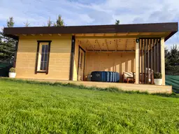 Sauna ogrodowa 8m x 3,5m z przestrzenią wypoczynkową - zdjęcie 13