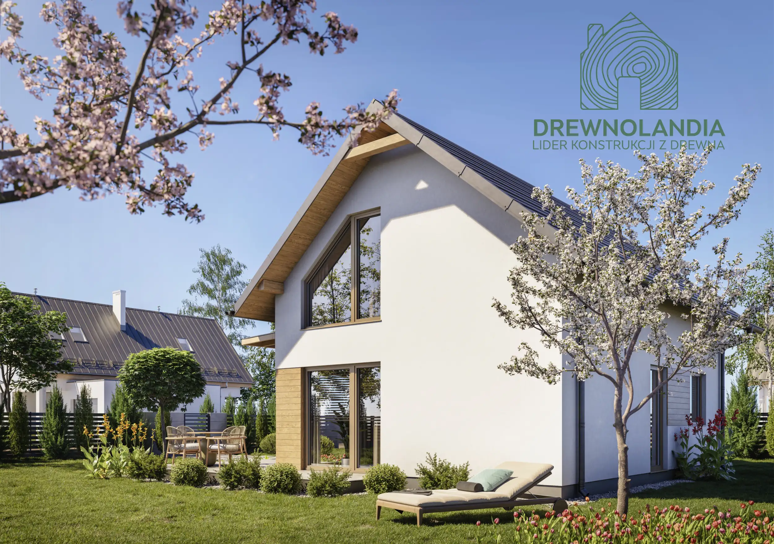 Dom mieszkalny całoroczny DREWNOLANDIA V2  - WT 2021 