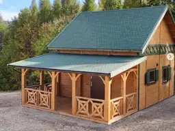 Domek rekreacyjny całoroczny CRP3 - 33 m² - zdjęcie 1