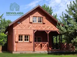 Domek Mieszko II 5m x 5m  + taras boczny 1,5x5m - zdjęcie 1