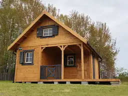 Domek drewniany Wiktor III - 5x6m  - zdjęcie 1