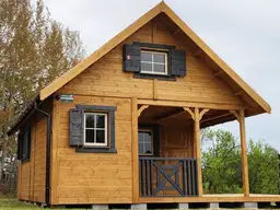 Domek drewniany Wiktor III - 5x6m  - zdjęcie 4
