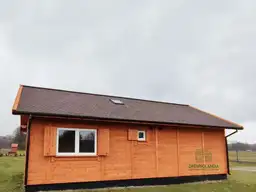 Drewniany dom rekreacyjny Kazimierz - 6m x 10,5m - 63 m²  - zdjęcie 13