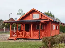 Domek Rekreacyjny z tarasem Marcel IV - 5,9 x 5,9m - zdjęcie 4