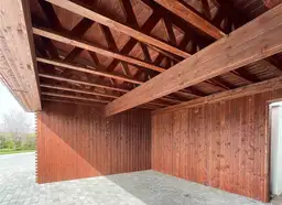 Drewniana wiata Laura 9x5m – Ochrona dla trzech pojazdów - zdjęcie 18