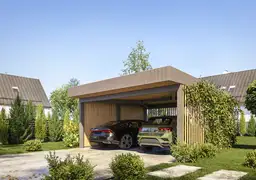 Wiata samochodowa Sara 6x5m – Nowoczesne zadaszenie dla dwóch aut - zdjęcie 3