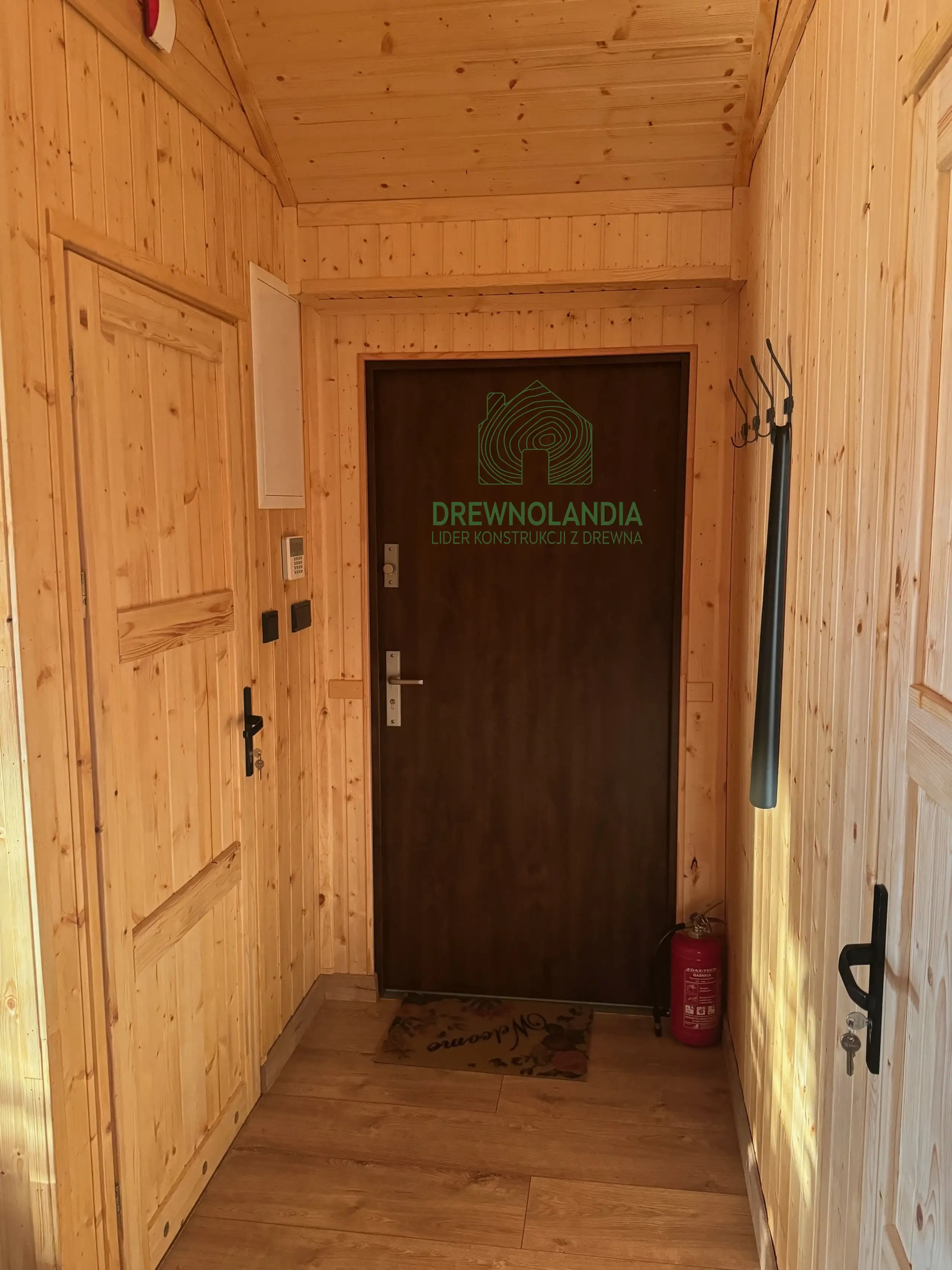 Drewniany domek rekreacyjny całoroczny CRK1 - 70 m²