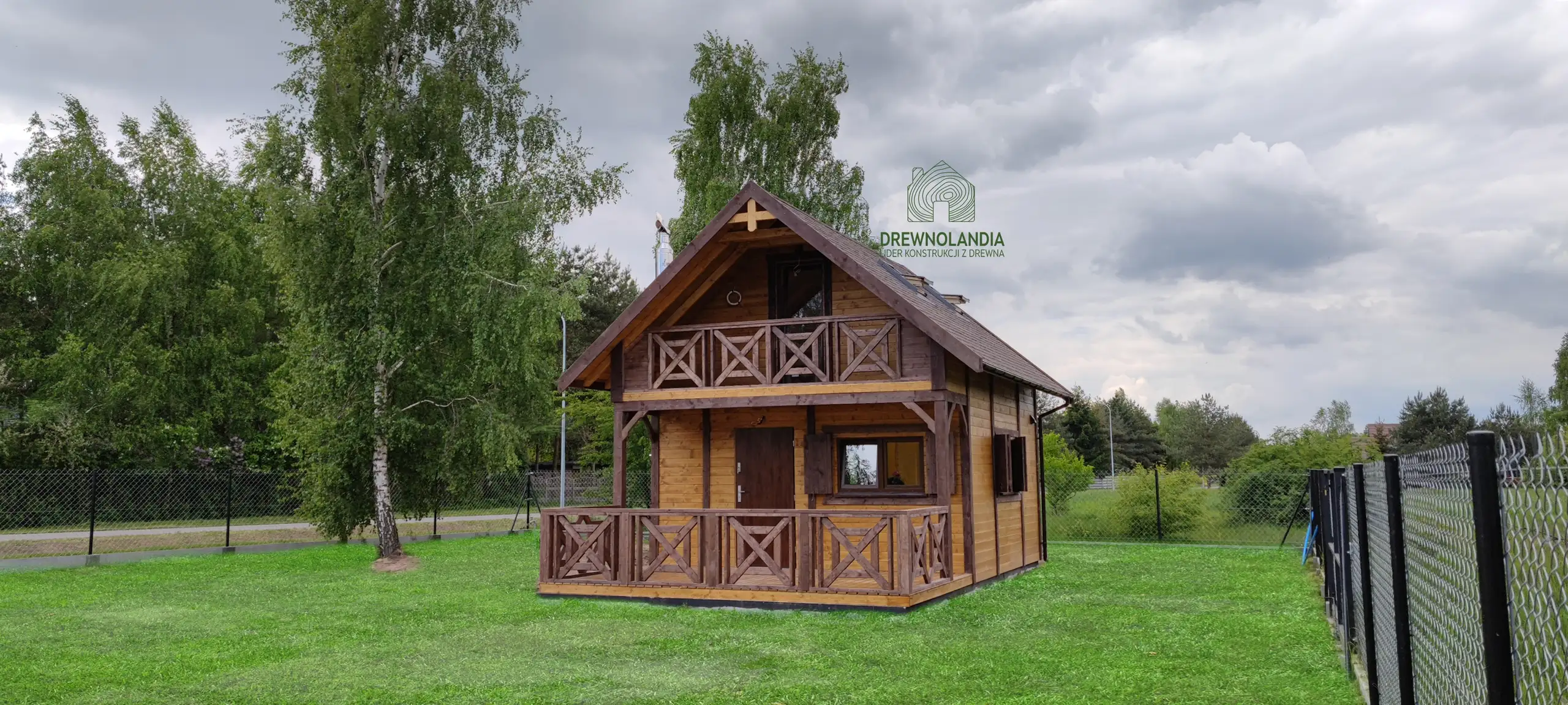 Domek z balkonem Igor - 5x5m