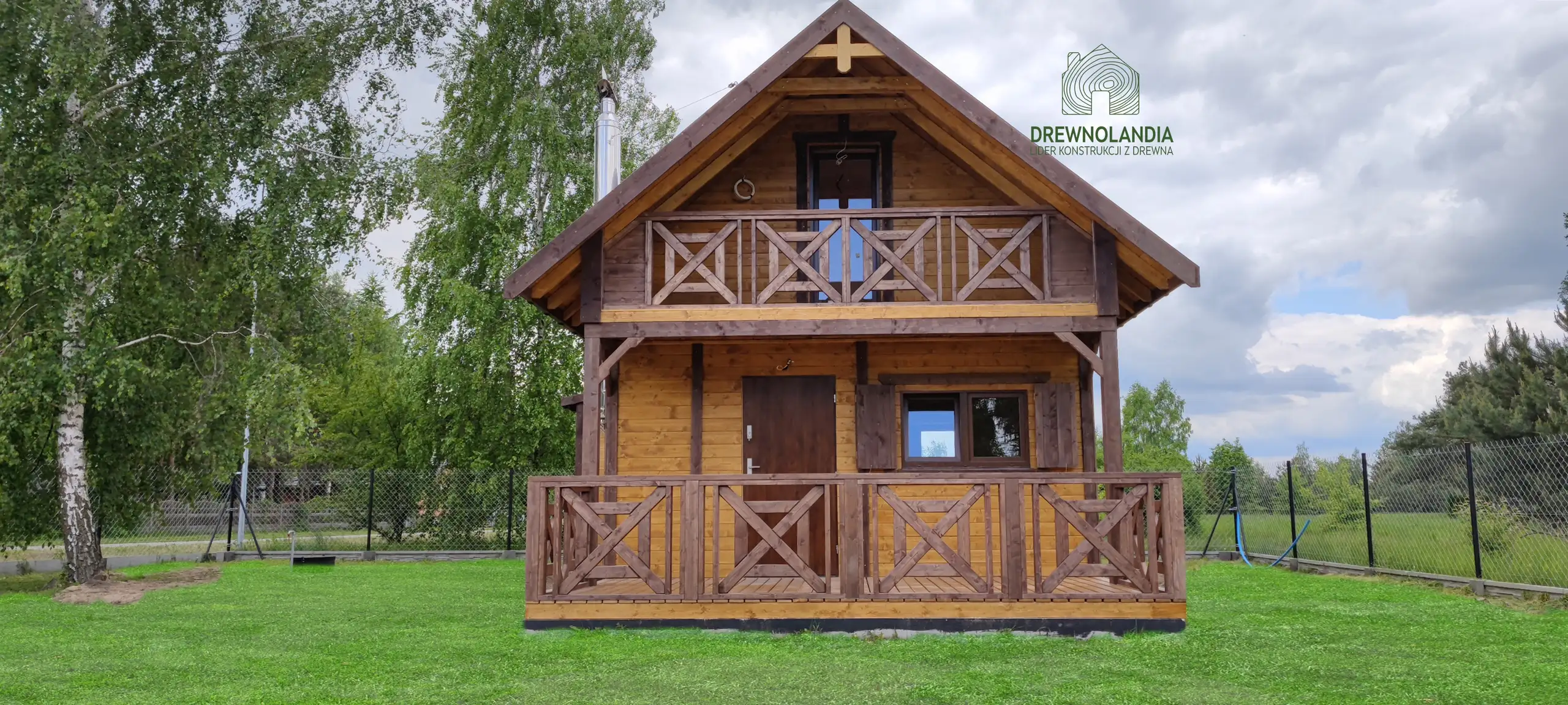 Domek z balkonem Igor - 5x5m