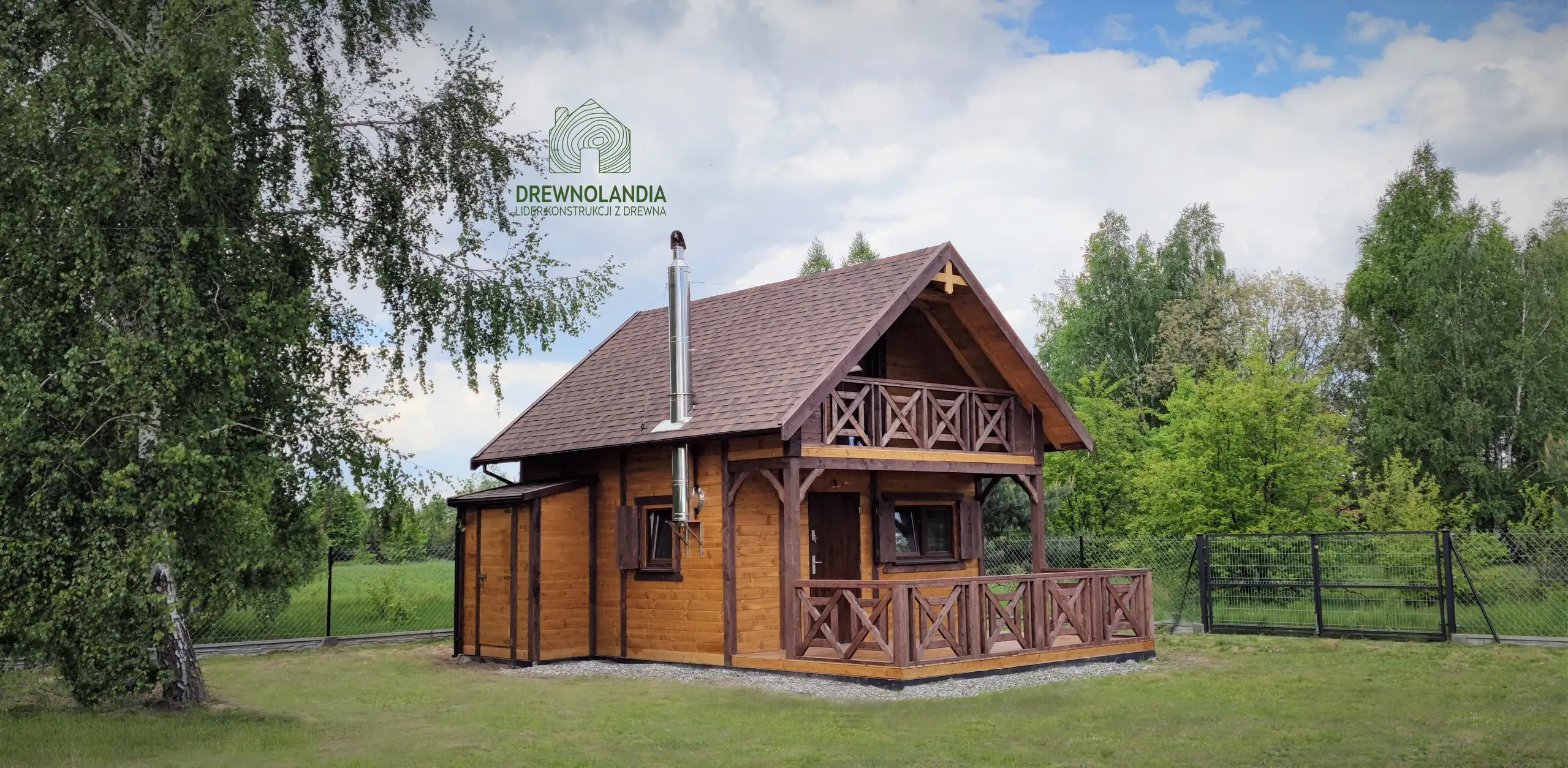 Domek z balkonem Igor - 5x5m