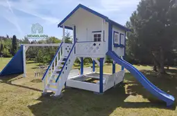 Domek ogrodowy Dla Dzieci Lolek - 2,8x2m z huśtawką  - zdjęcie 9