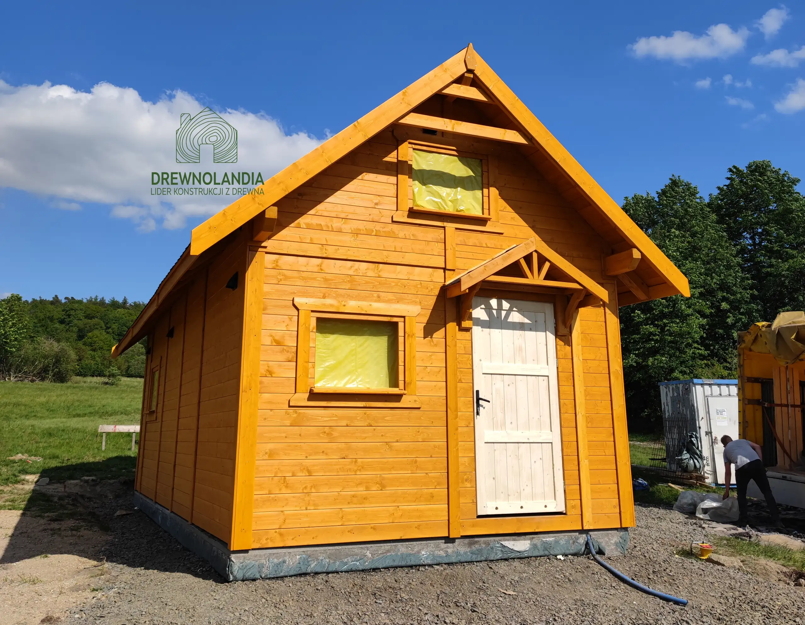 Domek ogrodowy z drewna Wiktor - 8x4m