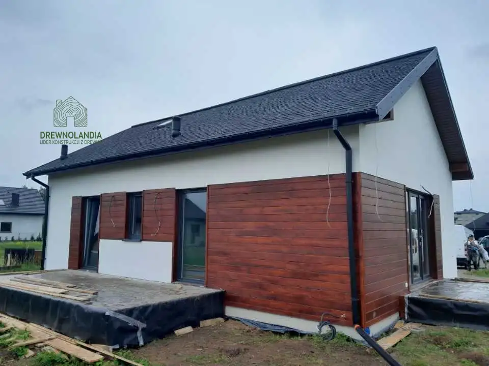 Dom mieszkalny całoroczny DREWNOLANDIA V1 - WT 2021 – 70 m² 