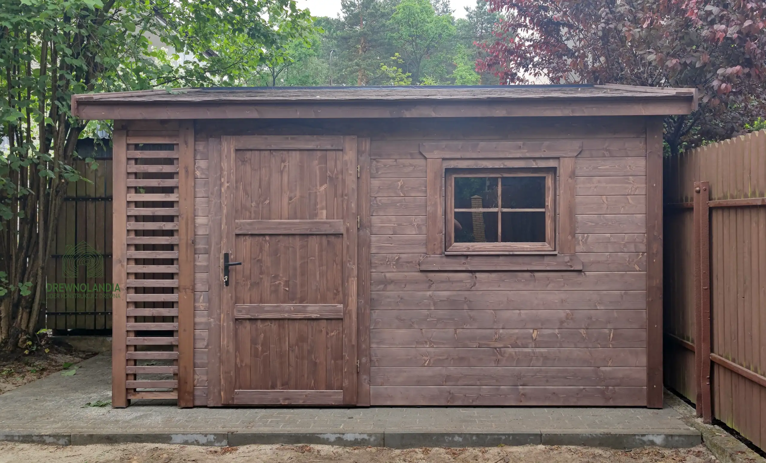 Domek gospodarczy z drewna Bonifacy - 3x2,5m