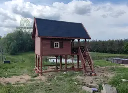 Duży Drewniany Domek Dla Dzieci Kitty IV - 4x2,5m z antresolą - zdjęcie 23