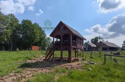 Duży Drewniany Domek Dla Dzieci Kitty IV - 4x2,5m z antresolą - zdjęcie 22