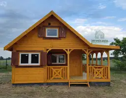 Domek Mieszko II 5m x 5m  + taras boczny 1,5x5m - zdjęcie 18