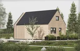 Drewniany dom na działkę Amadeusz IV v2 7,7x4,5m  - zdjęcie 4