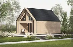 Drewniany dom na działkę Amadeusz IV v2 7,7x4,5m  - zdjęcie 5