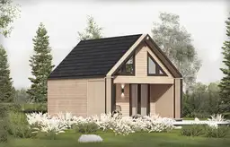 Drewniany dom na działkę Amadeusz IV v2 7,7x4,5m  - zdjęcie 6