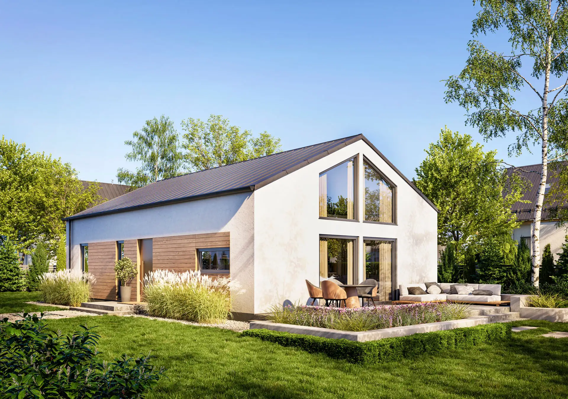 Dom mieszkalny całoroczny DREWNOLANDIA V4  - WT 2021 