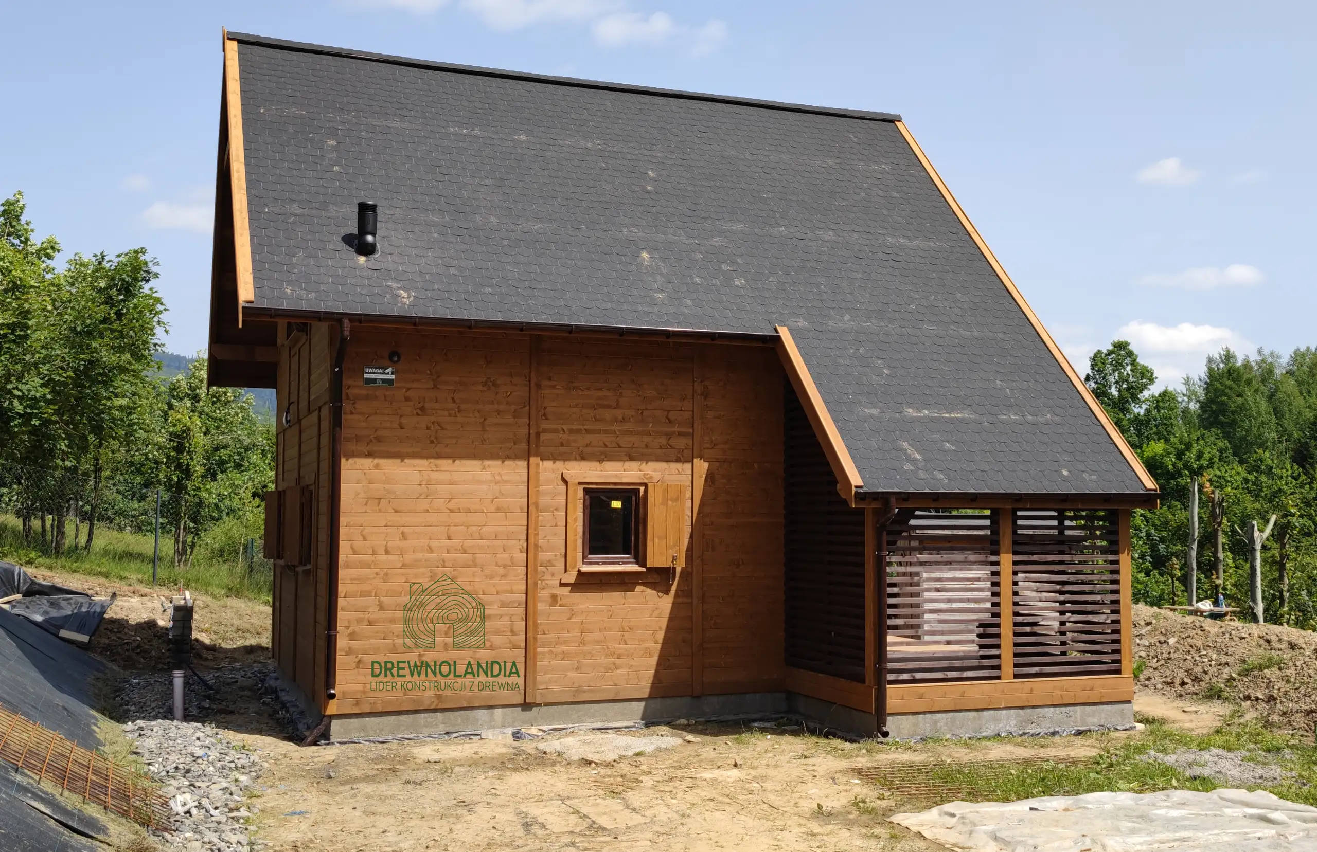 Domek rekreacyjny całoroczny CRA10 - 35m2