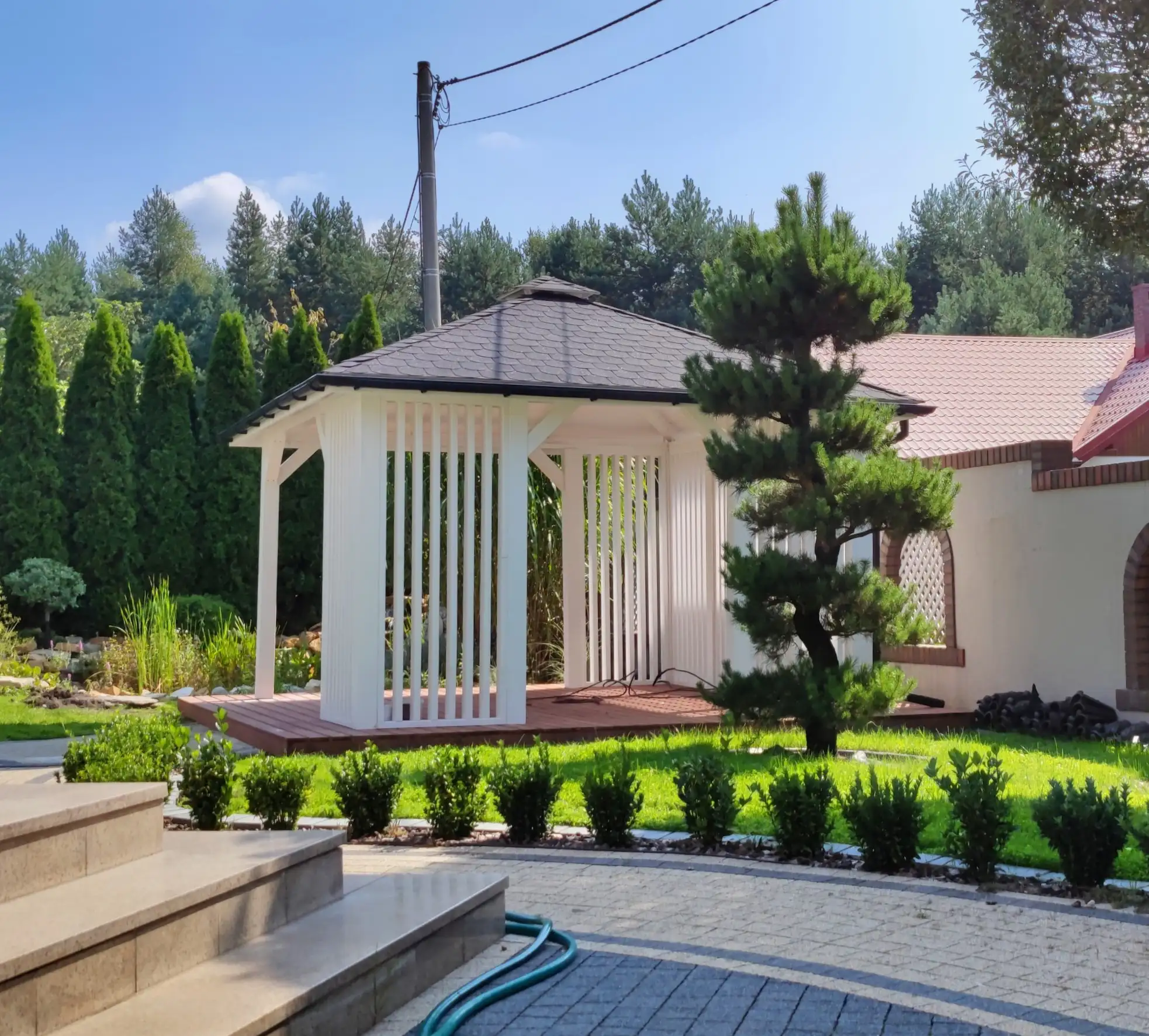 Altana Nela - 4m x 4m - Biała