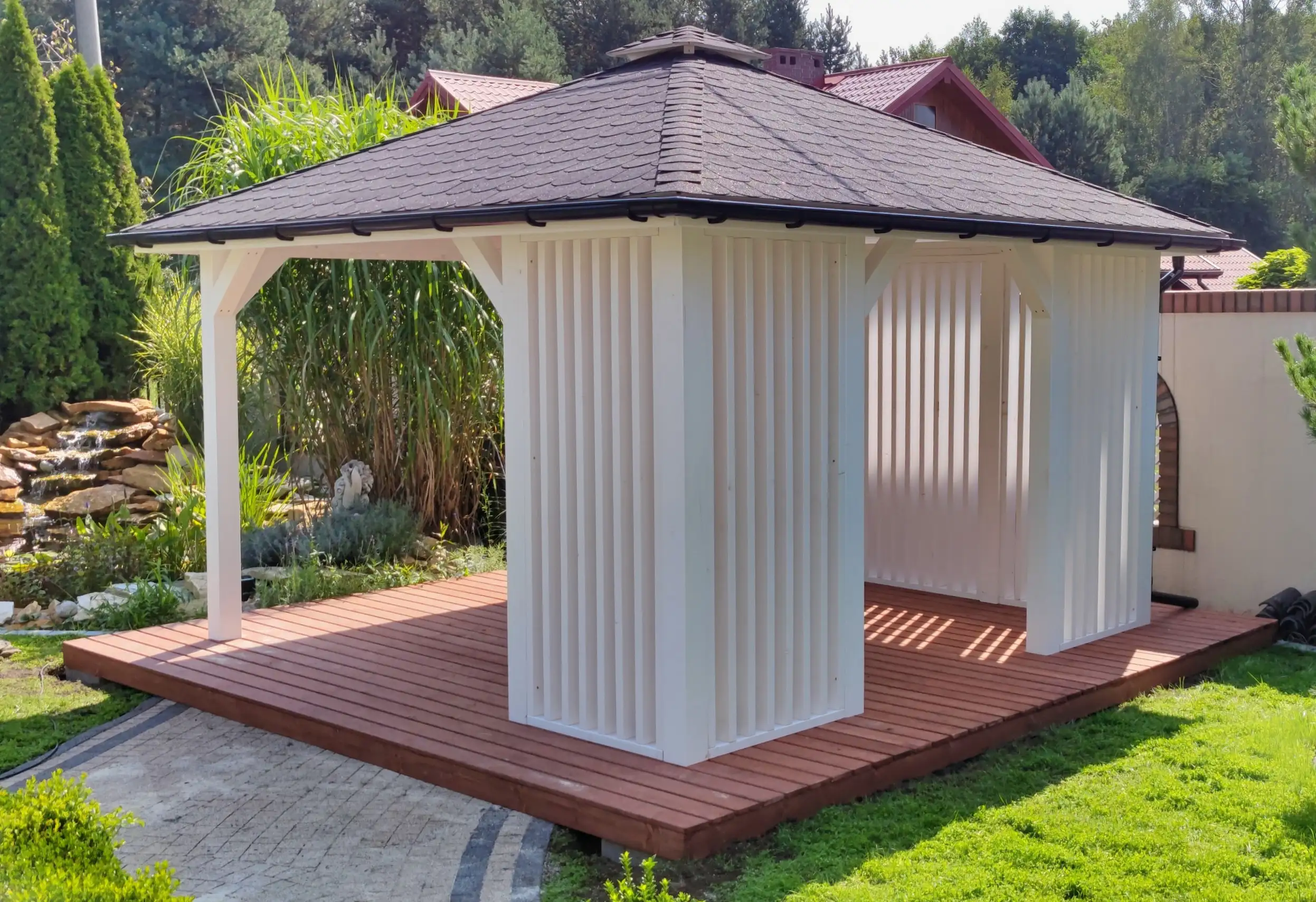 Altana Nela - 4m x 4m - Biała