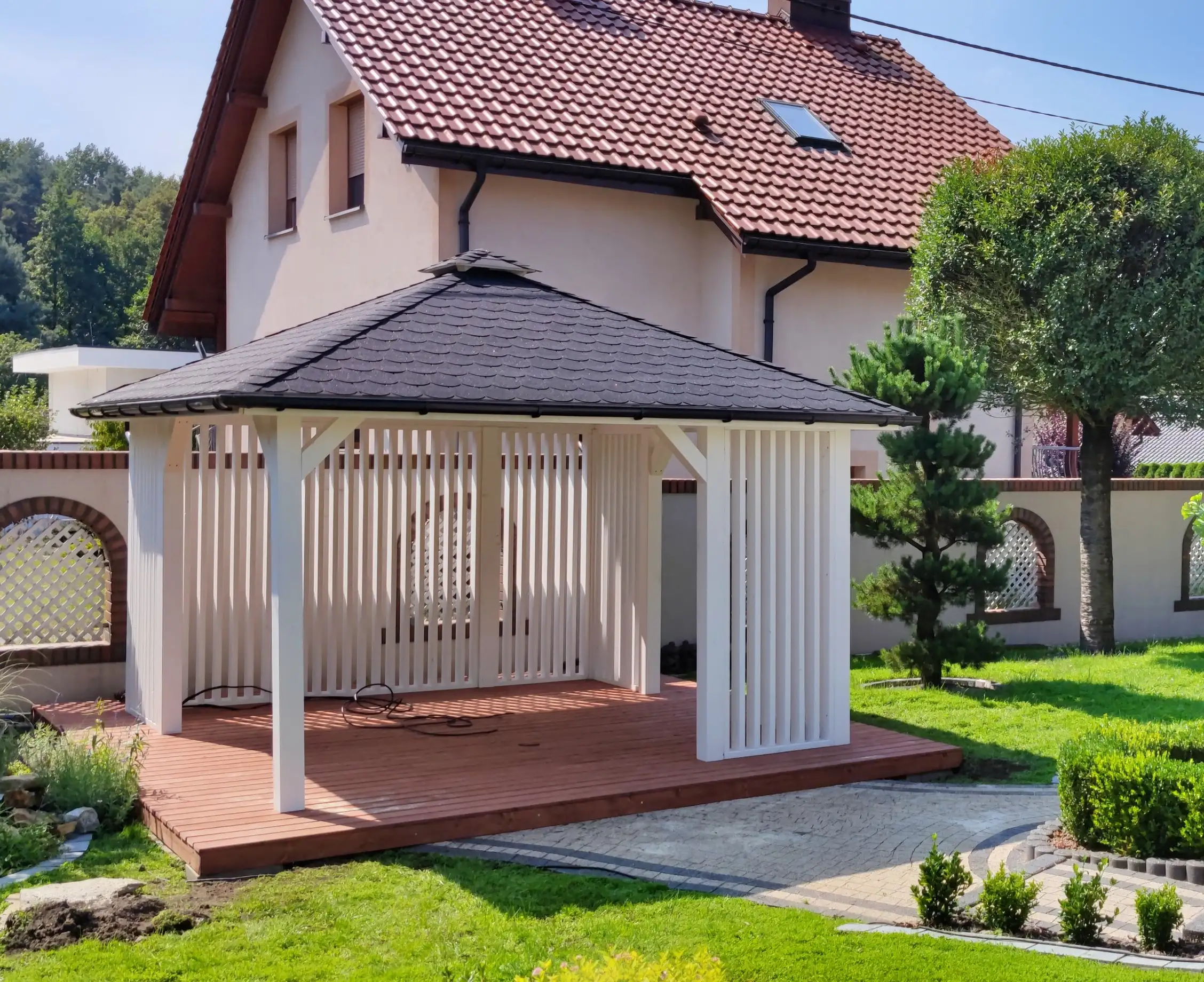 Altana Nela - 4m x 4m - Biała