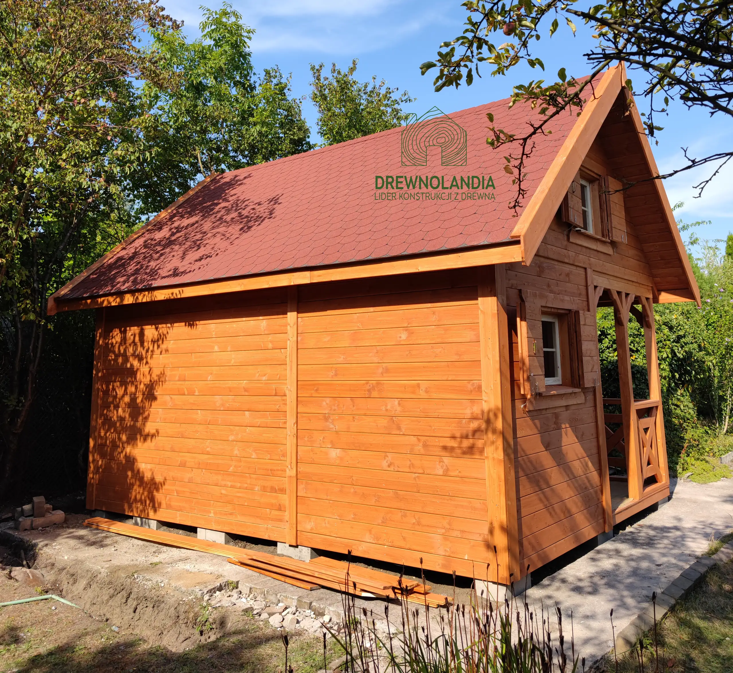 Domek na dzialke Wiktor I - 5x4m 