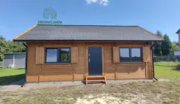 Drewniany domek rekreacyjny całoroczny CRK5 PLUS - jednorodzinny - 54 m² - zdjęcie 3