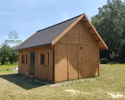 Drewniany domek rekreacyjny całoroczny CRA8 - 35 m² - zdjęcie 15