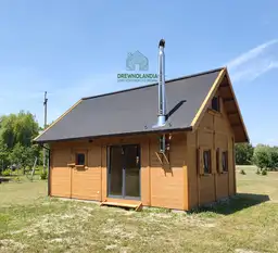 Drewniany domek rekreacyjny całoroczny CRA8 - 35 m² - zdjęcie 13