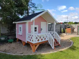 Drewniany Domek Dla Dzieci Kitty III - 2,8x2m - zdjęcie 12