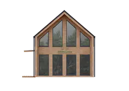 Dom drewniany Richard - nowoczesna stodoła - 47 m2 - zdjęcie 12